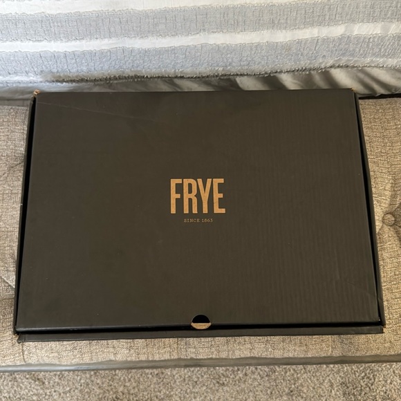 Frye Melissa Black Leather Tall Boots - Picture 11 of 12